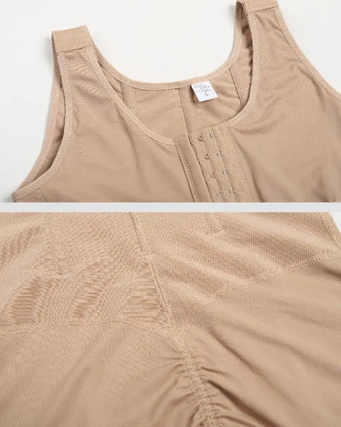 Fajas colombianas posparto para mujer con relleno en el pecho