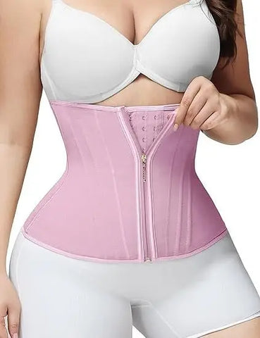 Camiseta sin mangas con cremallera y pecho