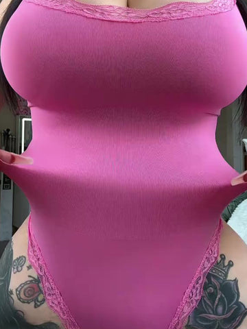 Body tipo camisola con control de abdomen y tirantes finos ajustables