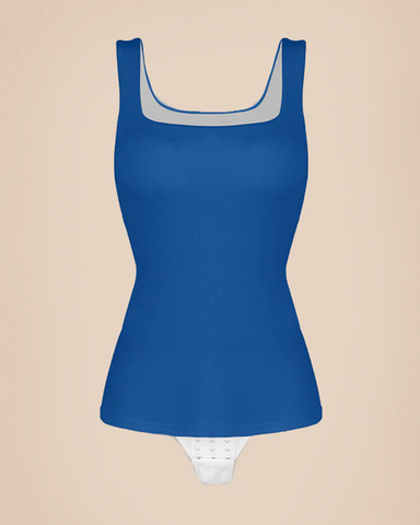 Body moldeador incorporado 3 en 1 con escote cuadrado