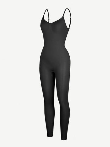 Faja moldeadora de cintura y abdomen sin costuras para el pecho y la mitad del muslo