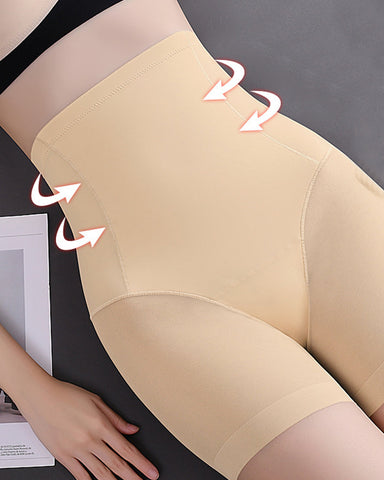 Pantalones de control de abdomen de cintura alta con cintura ajustada y levantamiento de caderas fuertes