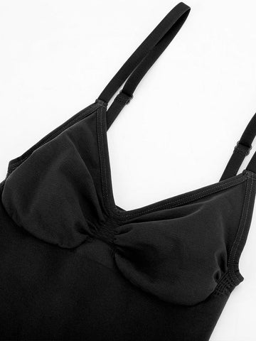 Faja moldeadora de cintura y abdomen sin costuras para el pecho y la mitad del muslo