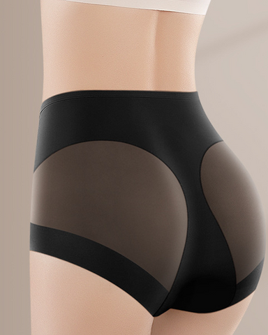 Braguitas sexys con paneles de malla que levantan los glúteos